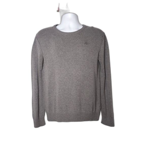 AEROPOSTALE Gray Cotton Long Sleeve Crewneck Sweater Mens Size Medium - Picture 1 of 9